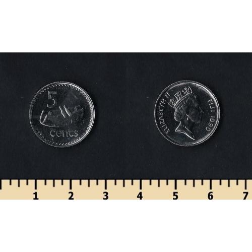 Фиджи 5 центов 1990
