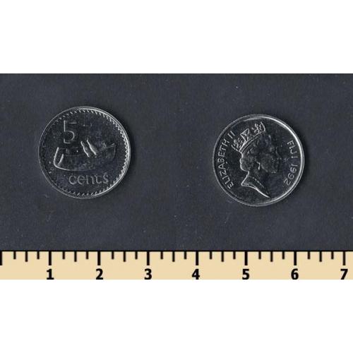 Фиджи 5 центов 1992