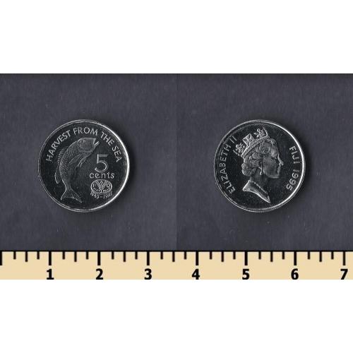 Фиджи 5 центов 1995