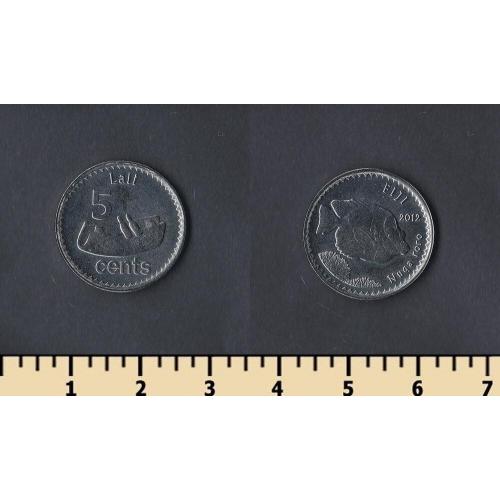 Фиджи 5 центов 2012