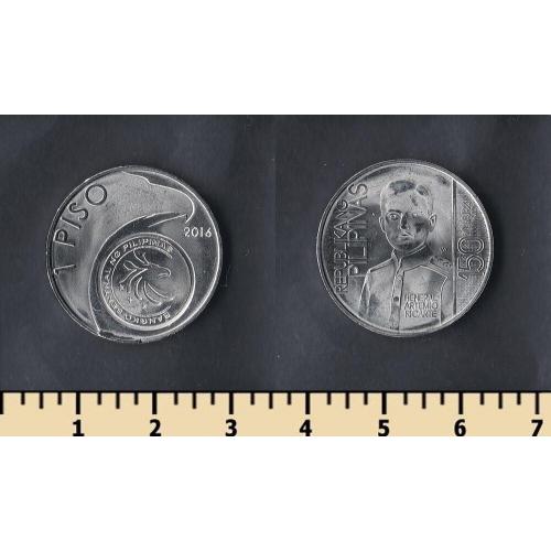 Филиппины 1 писо 2016