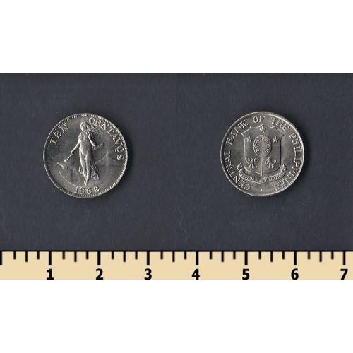 Филиппины 10 сентаво 1962