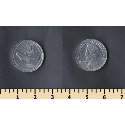 Филиппины 10 сентимо 1985