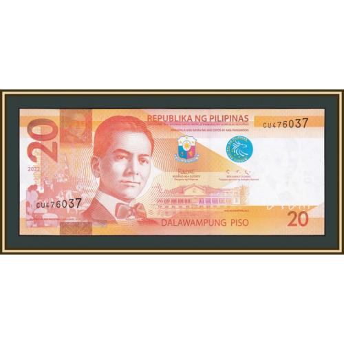 Филиппины 20 песо 2022 P-206 (206d.6.2) UNC
