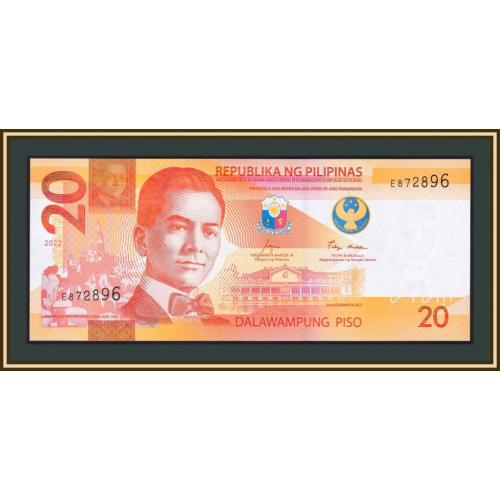 Филиппины 20 песо 2022 P-230 (230a) UNC