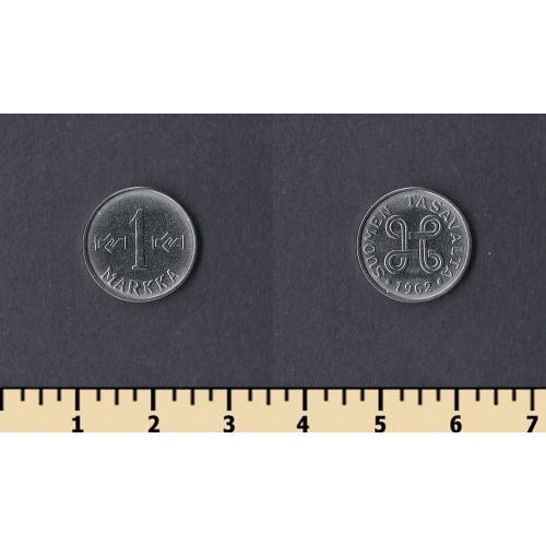 Финляндия 1 марка 1962
