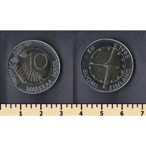 Финляндия 10 марок 1995