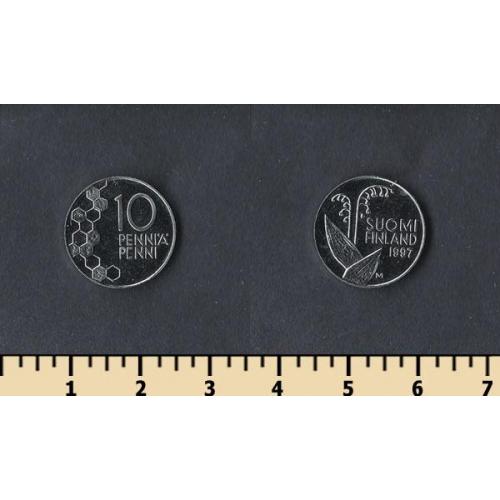 Финляндия 10 пенни 1997