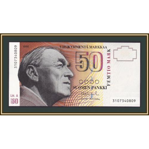 Финляндия 50 марок 1986 P-118 (118a.32) UNC