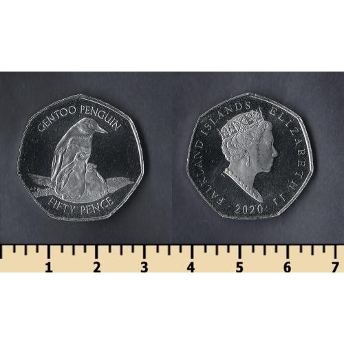 Фолклендские острова 50 пенсов 2020