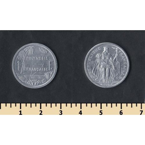 Французская Полинезия 1 франк 1992