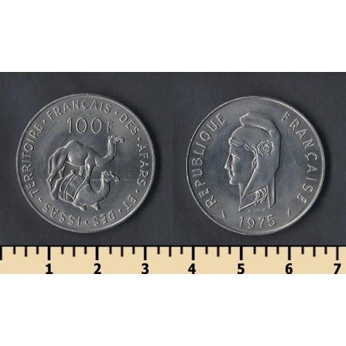 Французская Территория Афаров и Исса 100 франков 1975