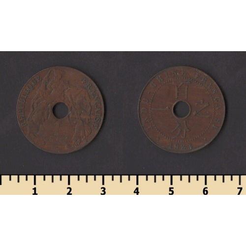 Французский Индокитай 1 сентим 1923