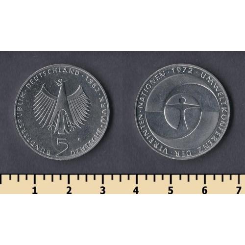 ФРГ 5 марок 1982