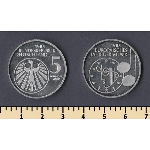 ФРГ 5 марок 1985