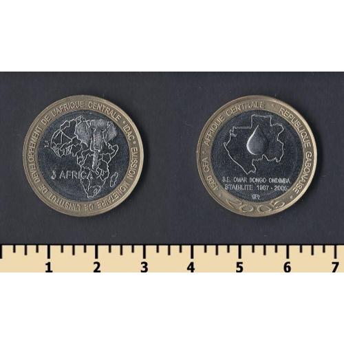 Габон 4500 франков 2005