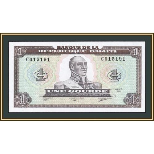 Гаити 1 гурд 1989 P-253 (253a) UNC