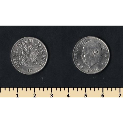 Гаити 10 сентим 1975