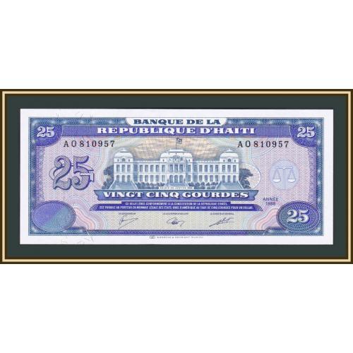 Гаити 25 гурдов 1988 P-248 (248a) UNC