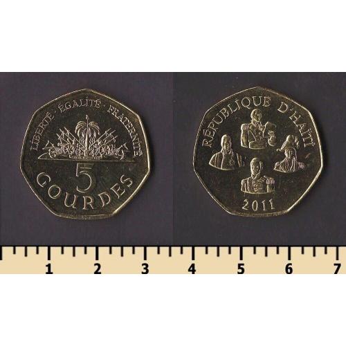 Гаити 5 гурдов 2011