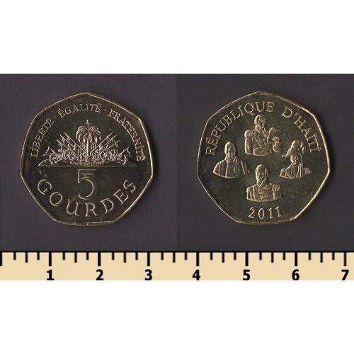 Гаити 5 гурдов 2011