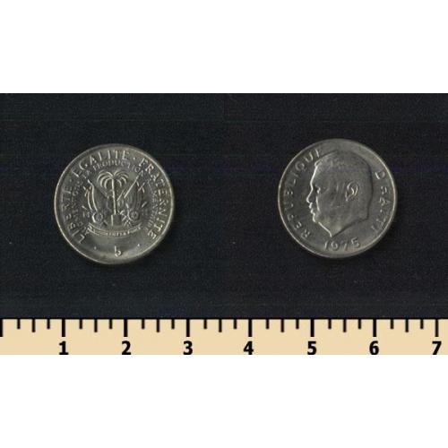 Гаити 5 сентим 1975