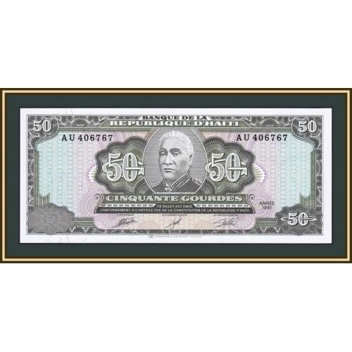 Гаити 50 гурдов 1991 P-257 (257a) UNC