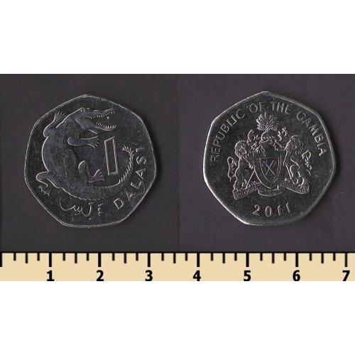 Гамбия 1 даласи 2011