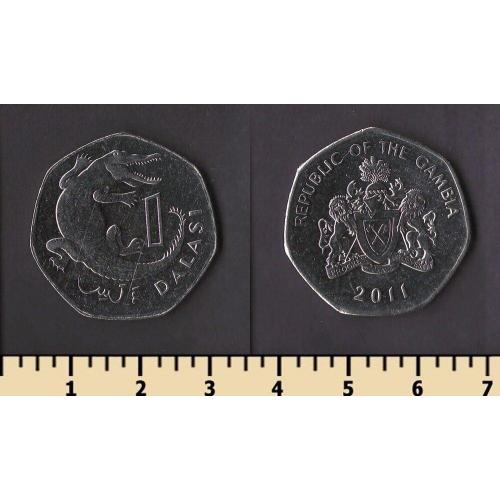 Гамбия 1 даласи 2011
