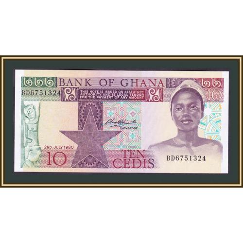 Гана 10 седи 1980 P-20 (20c) UNC