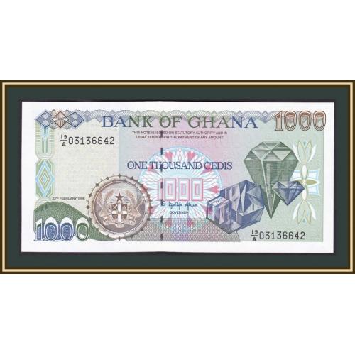 Гана 1000 седи 1996 P-29 (29b.4) UNC