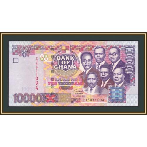 Гана 10000 седи 2003 P-35 (35b) UNC