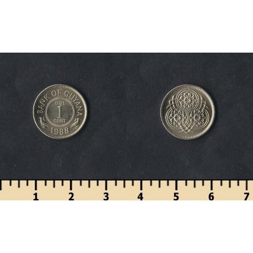 Гайана 1 цент 1988