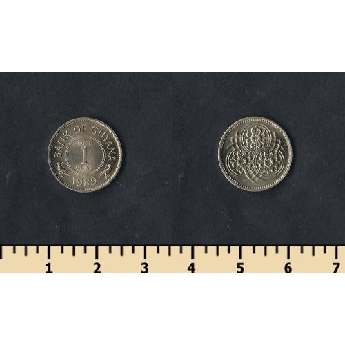 Гайана 1 цент 1989
