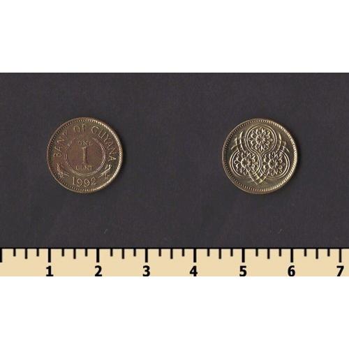 Гайана 1 цент 1992