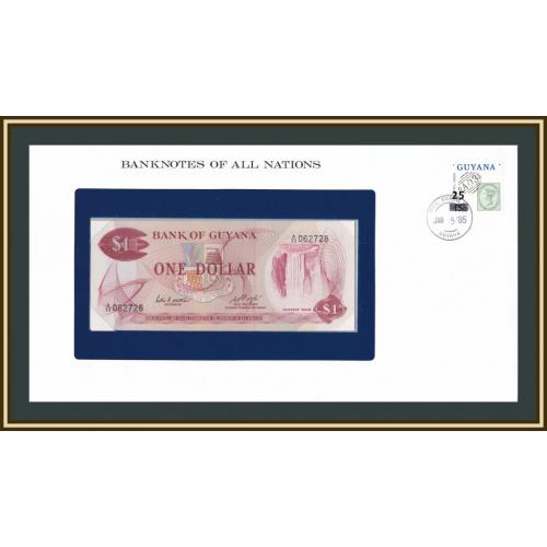 Гайана 1 доллар 1983 P-21 (21e) UNC