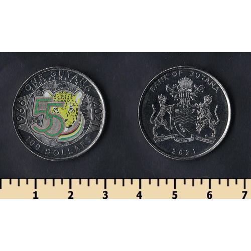 Гайана 100 долларов 2021
