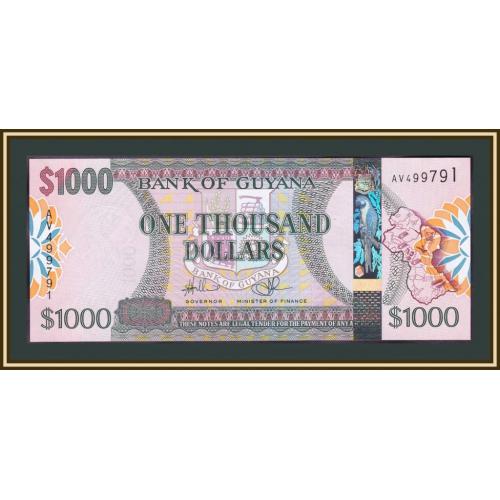 Гайана 1000 долларов 2011 P-38 (38b.1) UNC