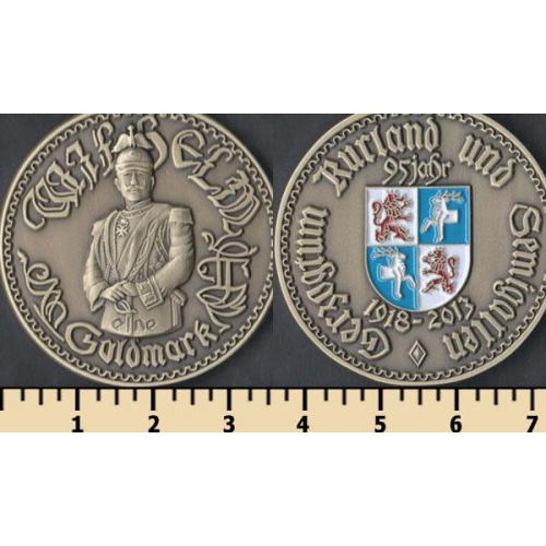 Герцогство Курляндское и Семигальское 1 золотая марка 2013