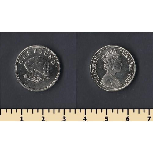 Гибралтар 1 фунт 2009