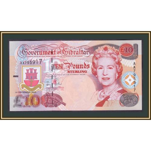 Гибралтар 10 фунтов 2006 P-32 UNC