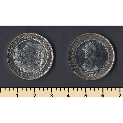 Гибралтар 2 фунта 2004