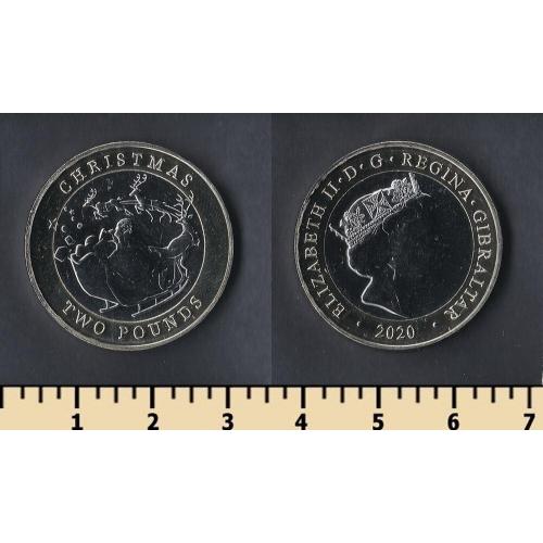 Гибралтар 2 фунта 2020