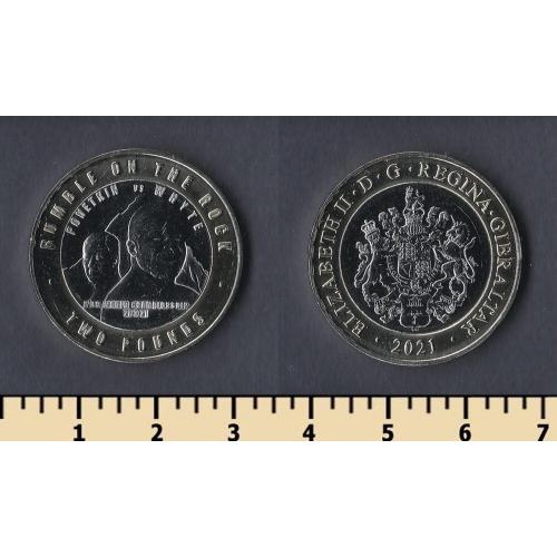 Гибралтар 2 фунта 2021