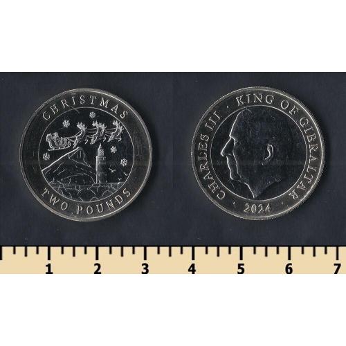 Гибралтар 2 фунта 2024