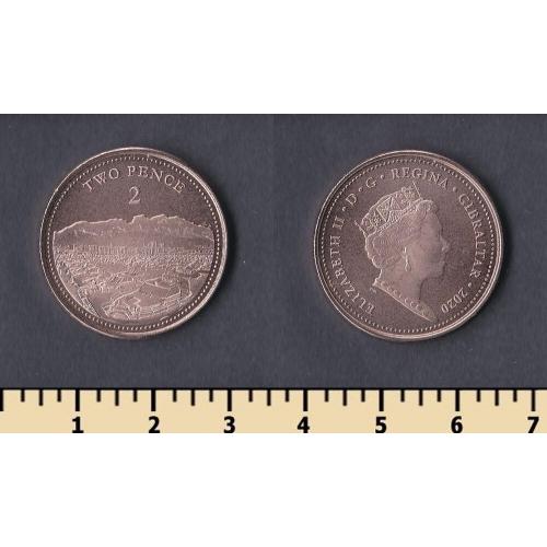 Гибралтар 2 пенса 2020