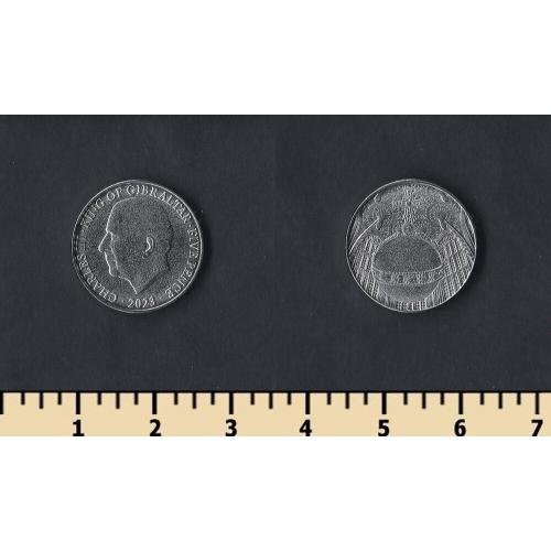 Гибралтар 5 пенсов 2023