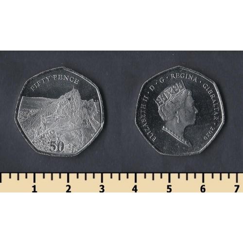 Гибралтар 50 пенсов 2020