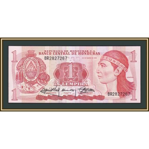 Гондурас 1 лемпира 1989 P-68 (68c) UNC