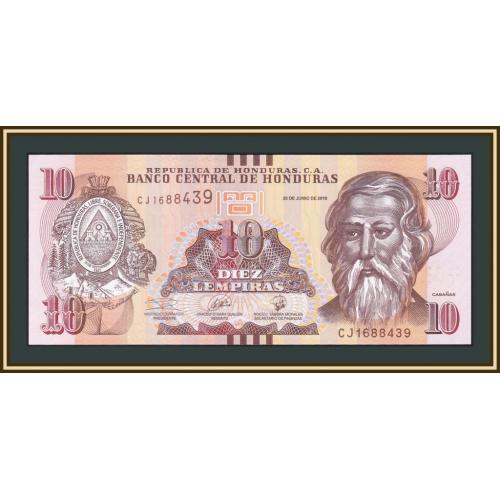 Гондурас 10 лемпир 2019 P-99 (99d) UNC